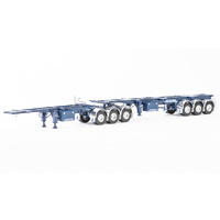 Drake 1/50 MaxiTRANS Skel Drake Blue B Double Combination Diecast
