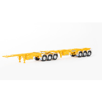 Drake 1/50 MaxiTRANS Skel Yellow B Double Combination Diecast