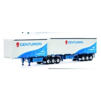 Drake 1/50 MaxiTRANS Eziliner B Double Set Centurion Diecast Truck