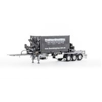 Drake 1/50 BoxLoader Silver Diecast Trailer