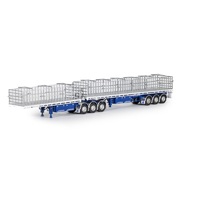 Drake Trailers MaxiTRANS B Double Flat Top - Blue/ White - New