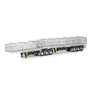 Drake Trailers MaxiTRANS B Double Flat Top - Black/ White