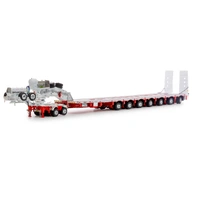 Drake 1/50 7x8 Bowers Heavy Haulage Steerable Diecast Truck Trailer