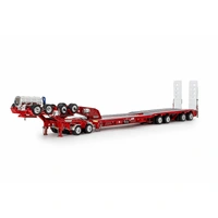 Drake 1/50 4x8 and 2x8 Swingwing Trailer Rosso Red Diecast Trailer