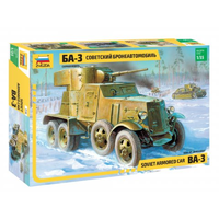 Zvezda 1/35 BA-3 Plastic Model Kit 3546