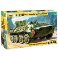 Zvezda 3558 1/35 BTR-80 Russian Pers. Carrier Plastic Model Kit