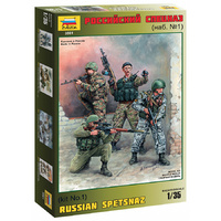 Zvezda 1/35 Russian Special Forces Plastic Model Kit 3561