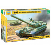 Zvezda 3590 1/35 T-80B Russian MBT (re-release) Plastic Model Kit