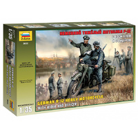 Zvezda 3632 1/35 German WWII single Motorcycle R12 Plastic Model Kit
