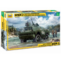 Zvezda 1/35 BRDM-2 Soviet Armored Reconnaissance Vehicle Plastic Model Kit 3638