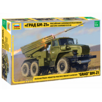 Zvezda 3655 1/35 BM-21 Grad Rocket Launcher Plastic Model Kit