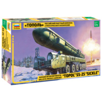 Zvezda 1/72 Ballistic Missile Launcher "Topol" Plastic Model Kit 5003