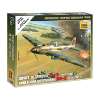 Zvezda 1/144 Ilyushin IL-2 Stormovik Plastic Model Kit 6125