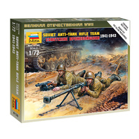 Zvezda 1/72 Soviet Anti-Tank team Plastic Model Kit 6135