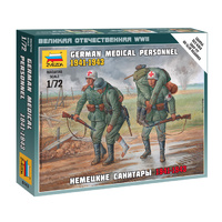 Zvezda 6143 1/72 German Medical Personnel 1941-43 Plastic Model Kit