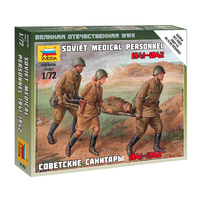 Zvezda 6152 1/72 Soviet Medical Personnel 1941-42 Plastic Model Kit