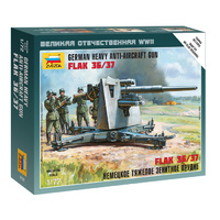 Zvezda 6158 1/72 German 88 mm Flak 36/37 Plastic Model Kit