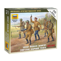 Zvezda 6179 1/72 Soviet Regular Infantry 1941-42 Plastic Model Kit