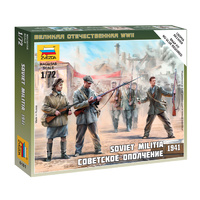 Zvezda 6181 1/72 Soviet Militia 1941 Plastic Model Kit