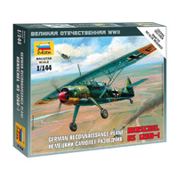 Zvezda 6184 1/144 Henschel 126B Plastic Model Kit