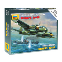 Zvezda 1/200 Ju-88A4 Plastic Model Kit 6186