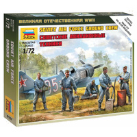 Zvezda 1/72 Soviet airforce ground crew Plastic Model Kit 6187