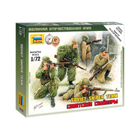 Zvezda 1/72 Soviet Snipers Plastic Model Kit 6193