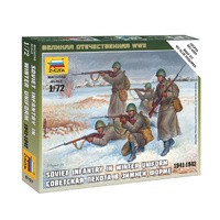 Zvezda 6197 1/72 Soviet Infantry (Winter Uniform) Plastic Model Kit