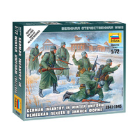 Zvezda 6198 1/72 German Infantry (Winter Uniform) Plastic Model Kit