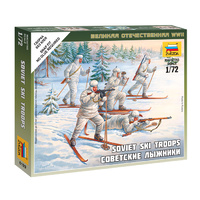 Zvezda 6199 1/72 Soviet Skiers Plastic Model Kit