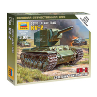 Zvezda 1/100 Soviet Tank KV-2 Plastic Model Kit 6202