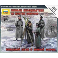 Zvezda 1/72 German HQ Winter Plastic Model Kit 6232