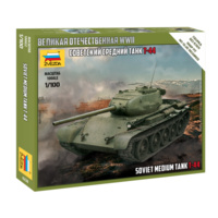 Zvezda 6238 1/100 T-44 Soviet Tank Plastic Model Kit