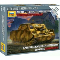 Zvezda 6244 1/100 Sturmpanzer IV "Brummbar" German WWII Assault Gun Plastic Model Kit