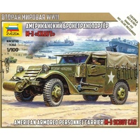 Zvezda 1/100 M-3 Scout Car Plastic Model Kit 6245