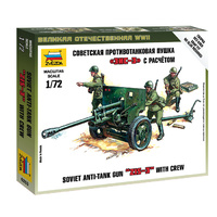 Zvezda 1/72 Zis - 3 Soviet Gun Plastic Model Kit 6253