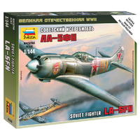 Zvezda 1/144 La - 5 Soviet Fighter Plastic Model Kit 6255