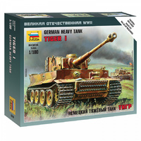 Zvezda 6256 1/100 Tiger I Plastic Model Kit