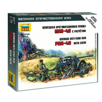 Zvezda 6257 1/72 Pak-40 Plastic Model Kit