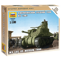 Zvezda 1/100 M-3 Lee Plastic Model Kit 6264