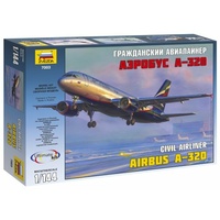 Zvezda 7003 1/144 Airbus A-320 Plastic Model Kit