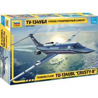 Zvezda 1/144 Tupolew TU-134 UBL Training plane (NATO code Crusty-B) Plastic Model Kit 7036