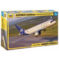 Zvezda 1/144 Airbus A320 NEO Plastic Model Kit 7037