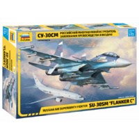 Zvezda 1/72 Sukhoi SU-30 SM (Flanker H) Russian Heavy Fighter Plastic Model Kit 7314