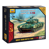 Zvezda 7400 1/100 T-72 Plastic Model Kit