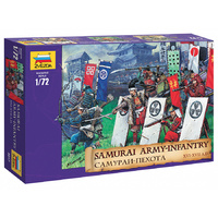Zvezda 1/72 Samuray Infantry Plastic Model Kit 8017