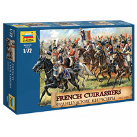 Zvezda 1/72 French Cuirassiers 1812 Plastic Model Kit 8037