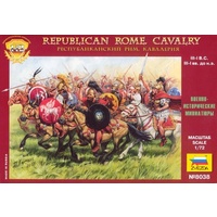 Zvezda 1/72 Republican Rome, Cavalry III – I B.C. Plastic Model Kit 8038