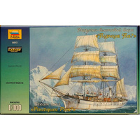 Zvezda 9012 1/100 "Pourquoi Pas" Three mast steam bark Plastic Model Kit