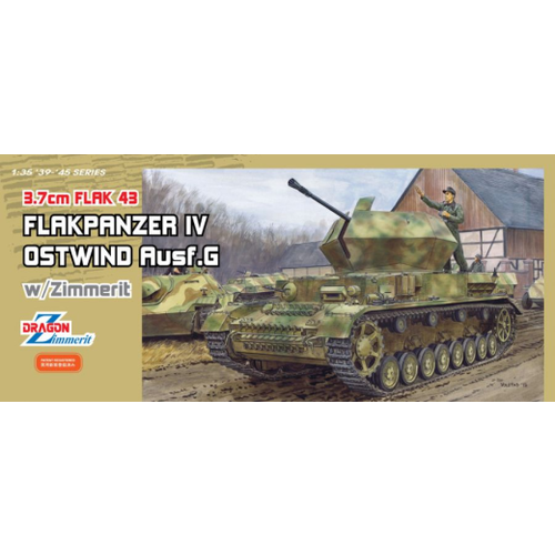 Dragon 1//35 Scale Flakpanzer IV Ausf G w//Zimmerit Parts Tree T from Kit No 6746